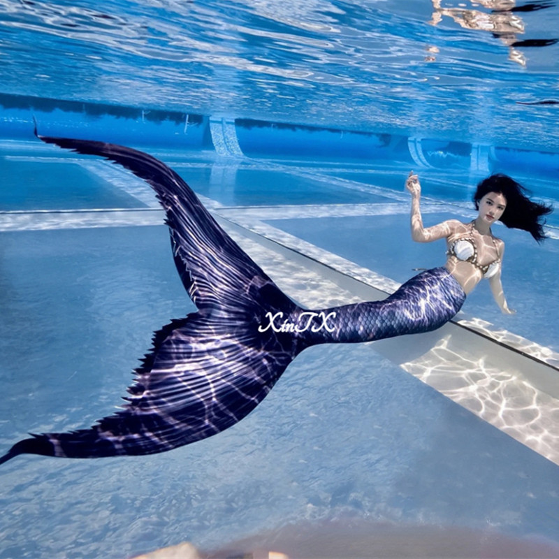 Ocean Aquarium - Yetişkinler için Deniz Kızı Kuyruğu Mayosu,